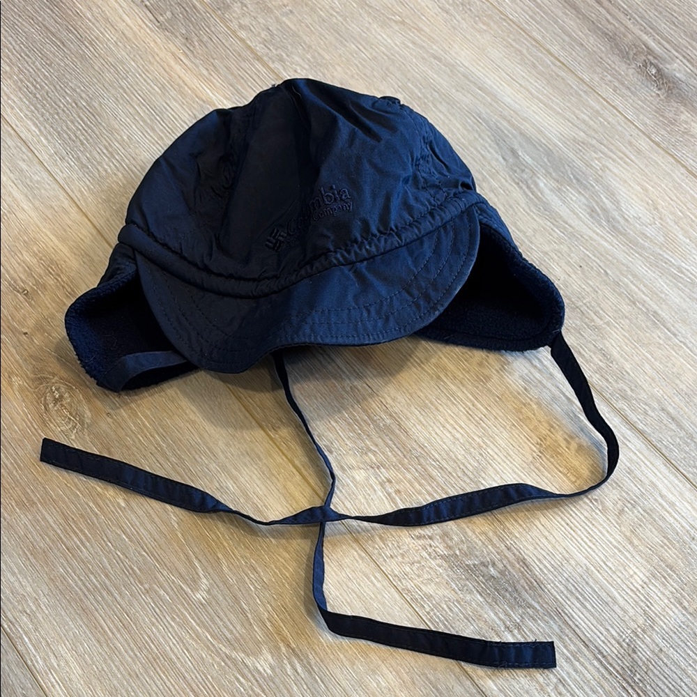 Columbia Blue Trapper Hat with Ear Flaps